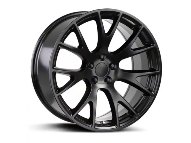 Strada OE Replica Hellcat Stealth Black Wheel; 20x9.5 (11-23 RWD Charger, Excluding Widebody)