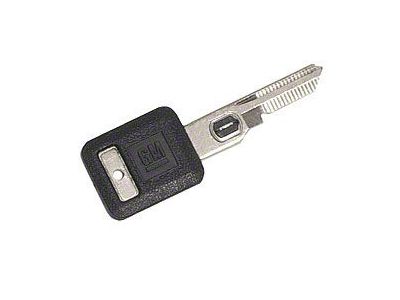 Single-Sided VATS Key with GM Logo; Code 11 (89-02 Camaro)