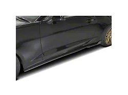 Street Scene Side Skirts with Rear Side Splitters; Black (16-18 Camaro SS w/ Dual Exhaust)