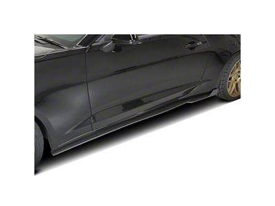 Street Scene Side Skirts with Rear Side Splitters; Unpainted (16-18 Camaro SS w/ Dual Exhaust)