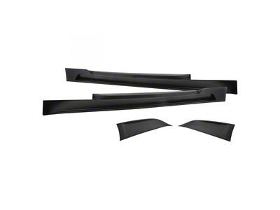 Street Scene Side Skirts; Unpainted (10-13 Camaro)