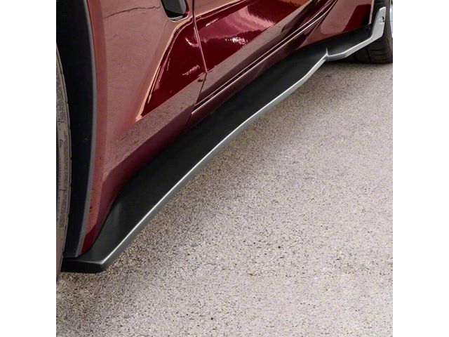Street Scene Side Skirts with Rear Corners; Unpainted (14-19 Corvette C7, Excluding ZR1)