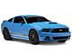Street Scene Quarter Window Louvers; Unpainted (10-14 Mustang Coupe)