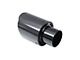 Street Series Street Style Angle Cut Exhaust Tip; 4-Inch; Carbon Fiber (Fits 2.50-Inch Tailpipe)