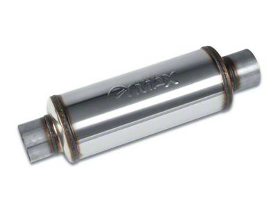 Street Series Street Max Straight Through Muffler; 6x14-Inch Round Body; 3-Inch Inlet/3-Inch Outlet (Universal; Some Adaptation May Be Required)