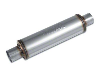 Street Series Street Max Straight Through Muffler; 6x18-Inch Round Body; 3-Inch Inlet/3-Inch Outlet (Universal; Some Adaptation May Be Required)