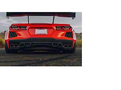 Streethunter Designs Rear Diffuser; Carbon Fiber (20-25 Corvette C8 Stingray)