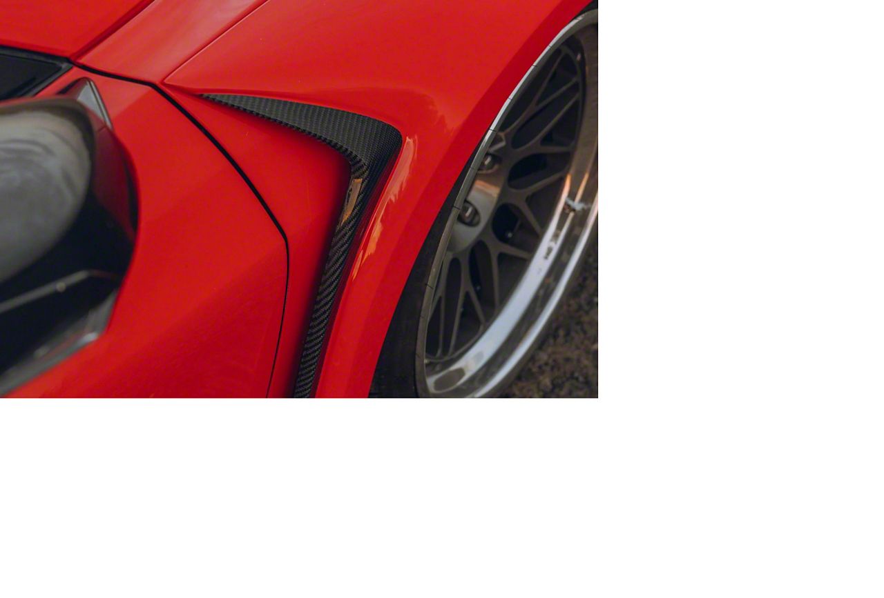 Streethunter Designs Corvette Wide Body Kit with Fiberglass Front Lip; Unpainted SHDC8WBFRP