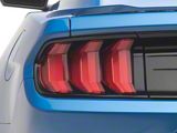 Non-RGB Rear Reflectors; Clear (18-23 Mustang)