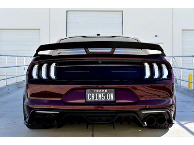 Striker Lights Non-RGB Rear Reflectors; Clear (18-23 Mustang)