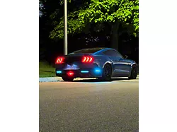 Striker Lights RGB Side Marker and Rear Reflectors Bundle; Clear (18-23 Mustang)