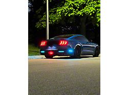 Striker Lights RGB Side Marker and Rear Reflectors Bundle; Smoked (18-23 Mustang)