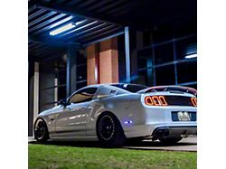 Striker Lights RGB Side Markers; Front and Rear; Smoked (10-14 Mustang)