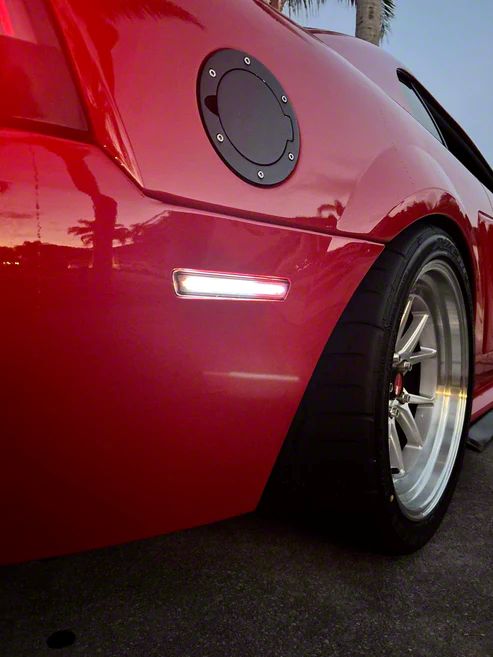 Mustang RGB Side Markers; Smoked (99-04 Mustang) - Free Shipping