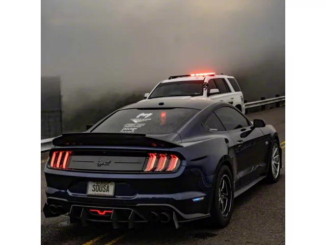 Striker Lights RGB Side Markers; Smoked (15-23 Mustang)