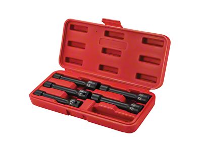 Sunex 1/2-Inch Drive Head Bolt Impact Socket Set; 12-Point; 5-Piece