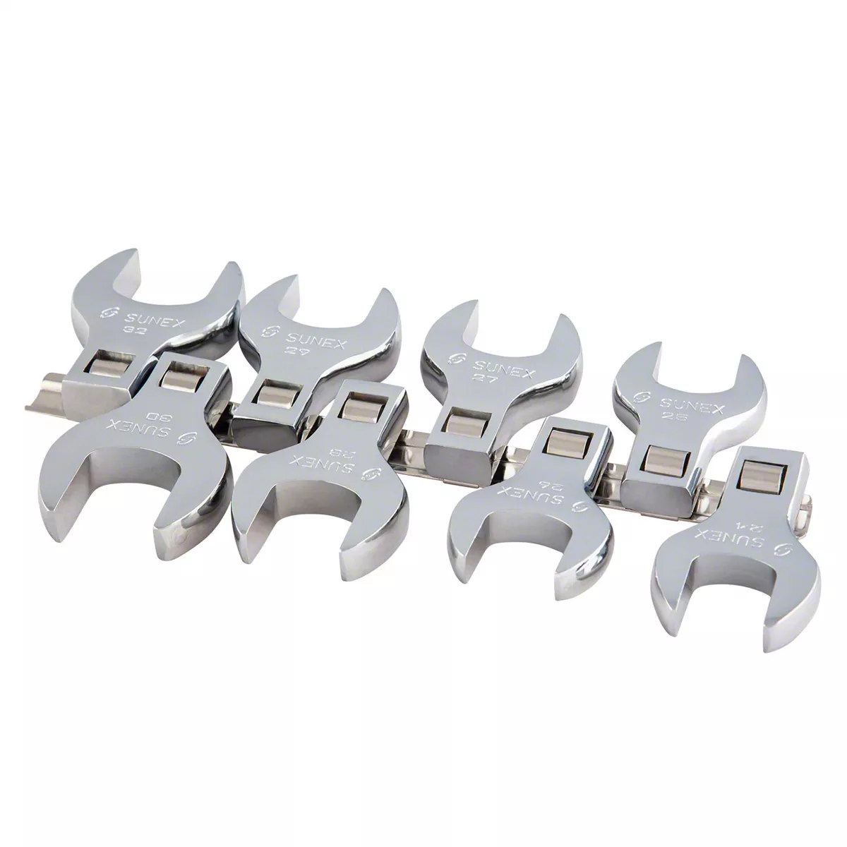 V8 Tools 7814 14-Piece 1/2 In. Drive SAE Jumbo Crowfoot Wrench Set - Foto 6