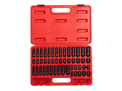 Sunex 1/4-Inch Drive Metric/SAE Standard and Deep Master Impact Socket Set; 6-Point; 23-Piece