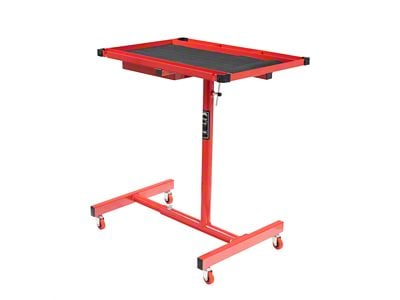 Sunex Deluxe Work Table; Red