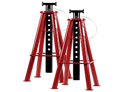 Sunex High Height Pin Type Jack Stands; 10-Ton 