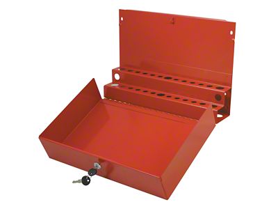 Sunex Large Locking Screwdriver/Pry Bar Holder; Red