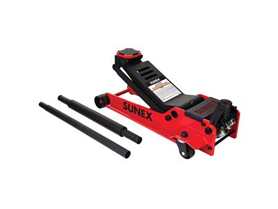Sunex Low Profile Steel Floor Jack; 3.5-Ton