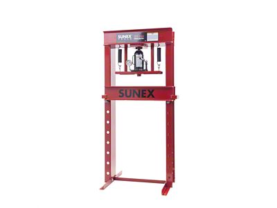 Sunex Manual Hydraulic Shop Press; 20-Ton