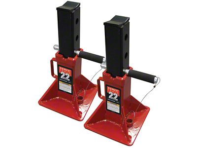 Sunex Pin Type Jack Stands; 22-Ton