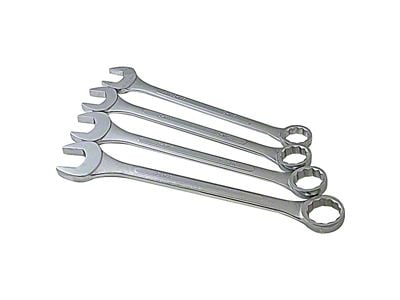 Sunex SAE Raised Panel Combination Wrench Set; 4-Piece
