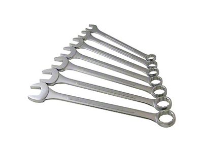 Sunex SAE Raised Panel Combination Wrench Set; 7-Piece