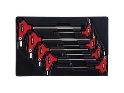 Sunex T Handle Metric Hex Key Set; 8-Piece