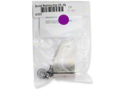 Sunroof Retaining Clips (79-93 Mustang)