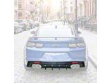 SuperAutoUSA Rear Bumper Diffuser; Gloss Black (16-24 Camaro, Excluding ZL1)
