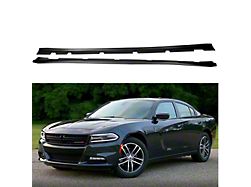 SuperAutoUSA Side Skirt Extension Kit; Unpainted (11-23 Charger)