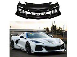 SuperAutoUSA Z06 Style Front Bumper; Unpainted (20-26 Corvette C8 Stingray)