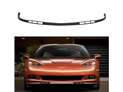 SuperAutoUSA Z06 Style Front Splitter; Unpainted (05-13 Corvette C6 Base)