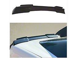 SuperAutoUSA ZR1 Style Extended Rear Spoiler with Removable Gurney Flap; Gloss Black (05-13 Corvette C6)