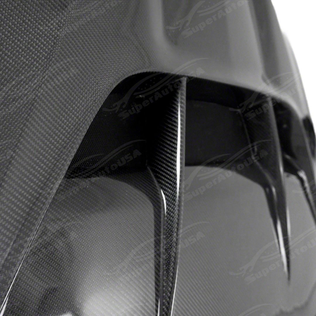 SuperAutoUSA Corvette ZR1 Style Hood; Carbon Fiber WD09-Hood-CF-A