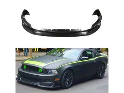SuperAutoUSA Front Splitter Lip; Unpainted (13-14 Mustang GT, V6)