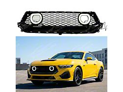 SuperAutoUSA GT-V Style Upper Grille with LED Halos (24-26 Mustang GT, EcoBoost)