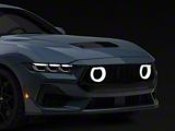 SuperAutoUSA GT-V Style Upper Grille with LED Halos (24-26 Mustang GT, EcoBoost)