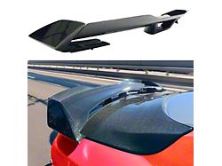 SuperAutoUSA Rear Wing Spoiler with Gurney Flap; Carbon Fiber (24-25 Mustang)