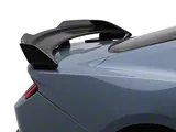 SuperAutoUSA Rear Wing Spoiler with Gurney Flap; Gloss Black (24-26 Mustang)