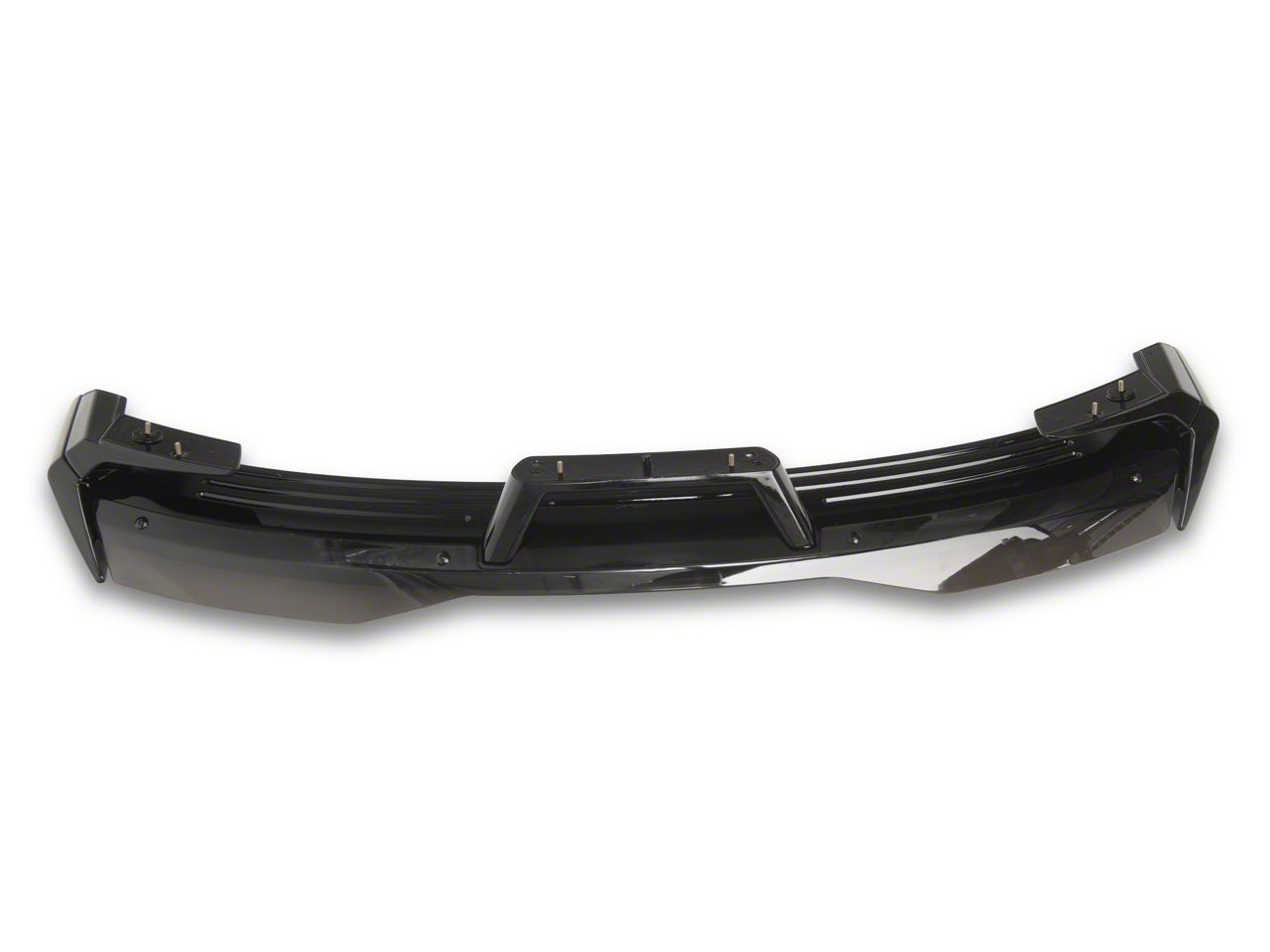 SuperAutoUSA Mustang Rear Wing Spoiler with Gurney Flap; Gloss