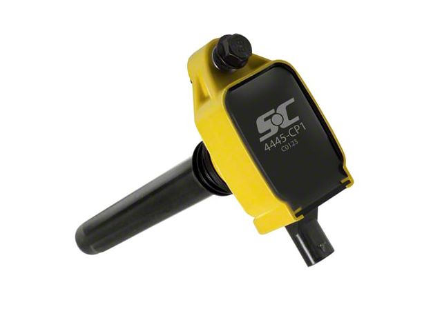 Superchips Coil Pack; Single; Yellow (11-23 3.6L Charger)