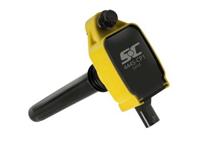 Superchips Coil Pack; Single; Yellow (11-23 3.6L Charger)