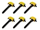 Superchips Coil Packs; Set of 6; Yellow (11-23 3.6L Charger)