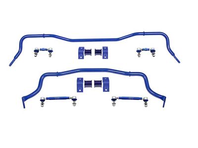 SuperPro Suspension Adjustable Front and Rear Sway Bars (15-24 Mustang)