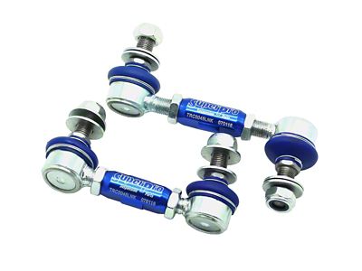 SuperPro Suspension HD Adjustable Rear Sway Bar End Links (15-24 Mustang)