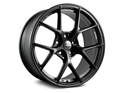 Superspeed Wheels RF05RR Matte Black Wheel; 18x8.5 (05-09 Mustang GT, V6)